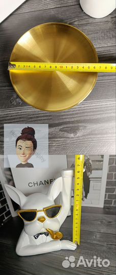 Подставка ключница французский бульдог (дефект)