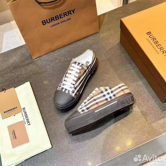 Кеды burberry мужские