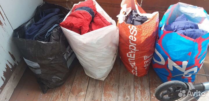 4 пакета вещей с 6 до 8 лет