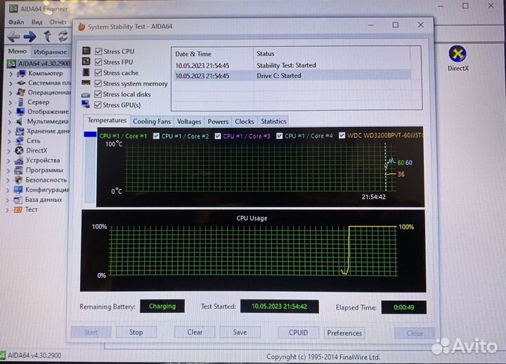 HP Pavilion 15-e034sr / AMD A10-5750M / 4 ядра