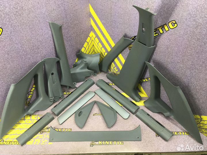 Обшивка стойки кузова в салоне Шевроле Лачетти сед