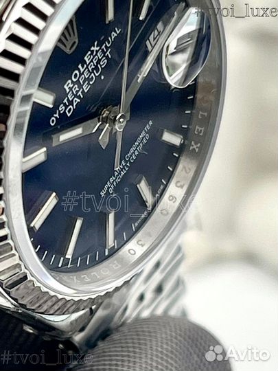 Часы rolex datejust 36 blue dial