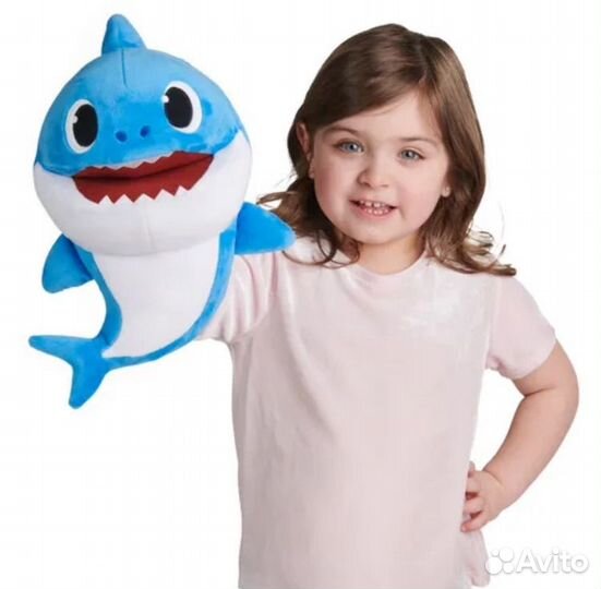 Мягкая интерактивная игрушка Baby Shark марионетка