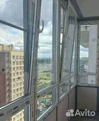 Остекление окон и балконов пвх