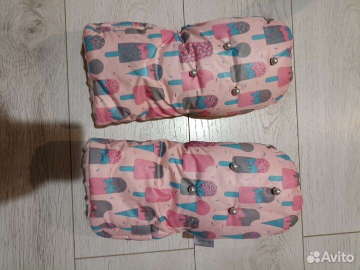 Муфта варежки на коляску новые