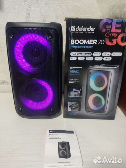 Портативная колонка boomer 20
