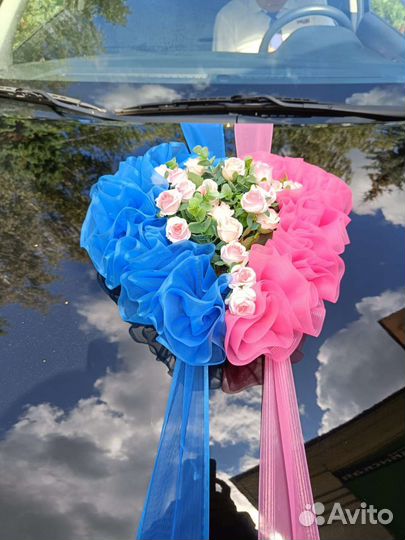 Сердце и кольца на магнитах(свадьба украшения)