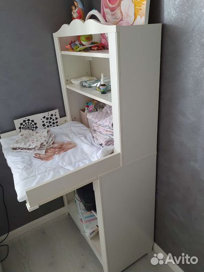 Пеленальный столик стеллаж икея хенсвик