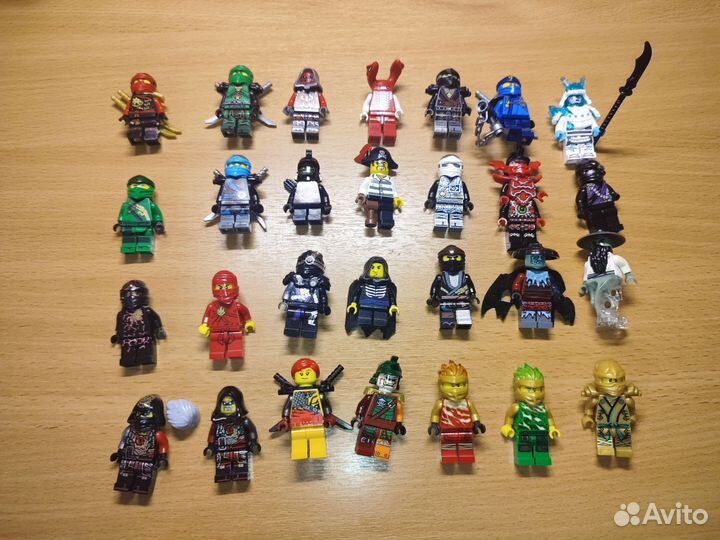 Lego ninjago минифигурки