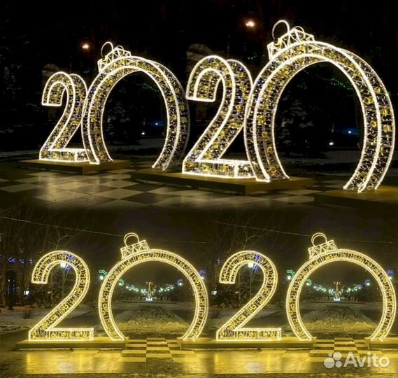 Светящиеся цифры от производителя LED