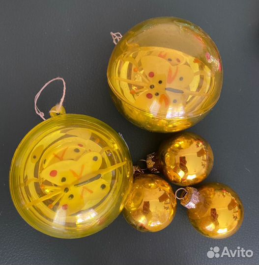 Елочные игрушки СССР