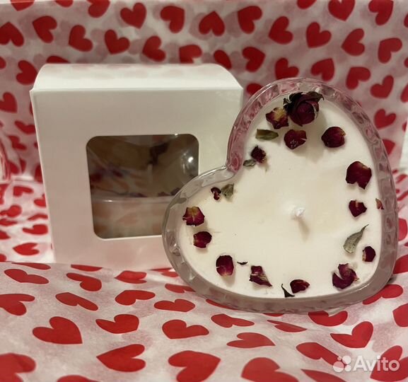 Романтические свечи ко Дню Святого Валентина