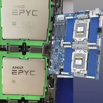 AMD Epyc 9754 + MZ73-LM0 Комплект