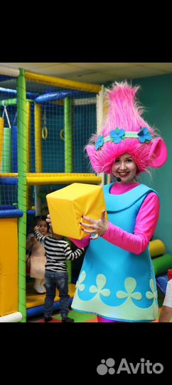 Костюм для аниматора тролль Розочка