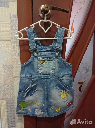 Продам джинсовый детский сарафан