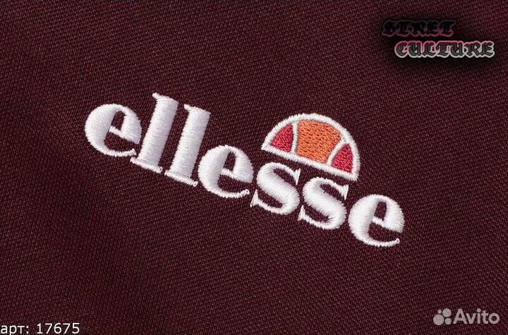 Олимпийка ellesse бордовая