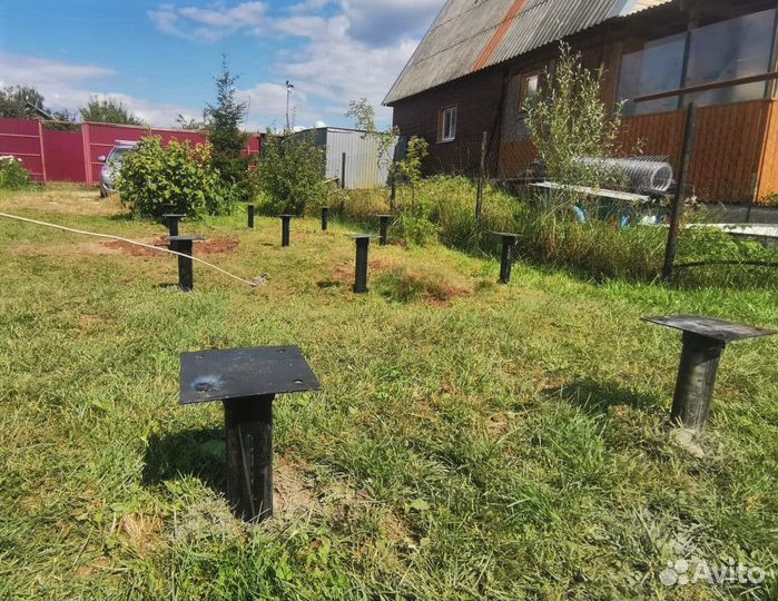 Установка винтовых свай