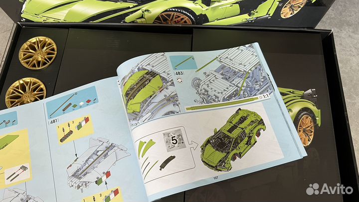 Конструктор lamborghini sian 3696 деталей