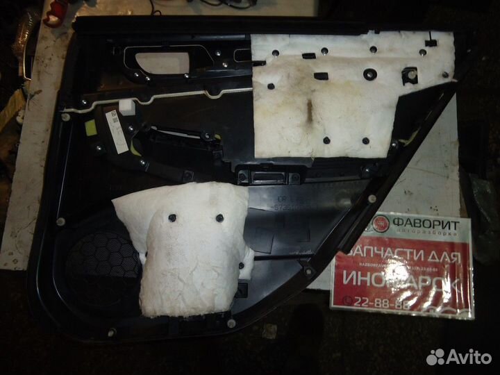 Обшивка двери задняя левая (Subaru Outback)