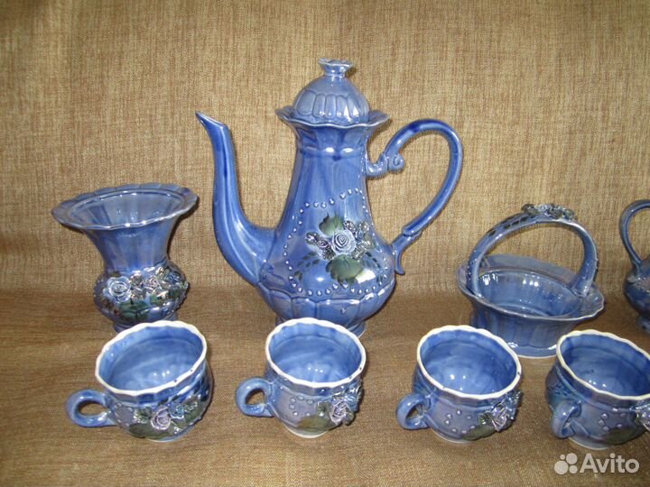 Чайный, кофейный сервиз. 10 предметов