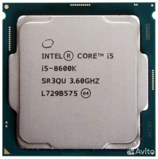 Intel core I5 8600K