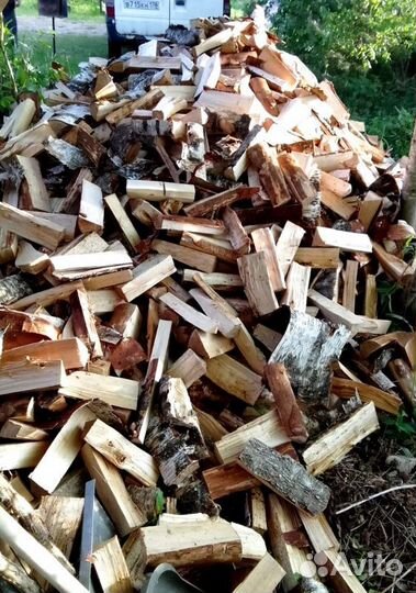 Дрова с доставкой в укладку любого объема