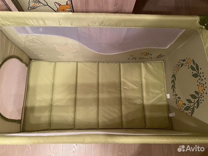 Манеж-кровать Babyton Play box Green