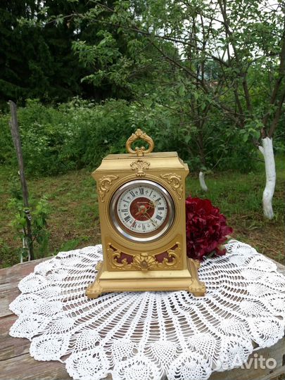 Часы каминные Янтарь СССР