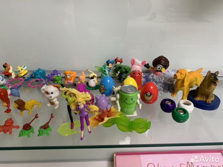 Игрушки из киндера пакетом