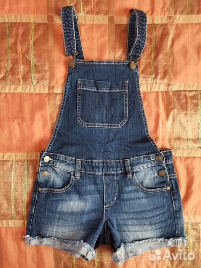 Комбинезон джинсовый Benetton для девочки 10-11лет
