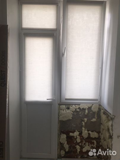 Оконный блок с балконной дверью
