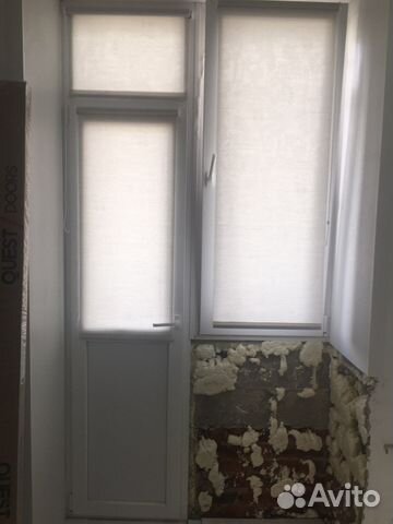 Оконный блок с балконной дверью