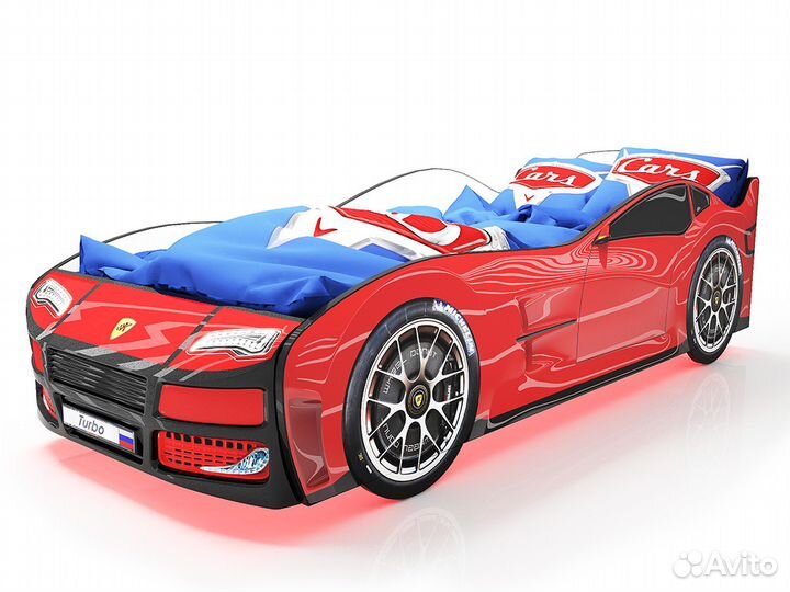 Детская кровать машина