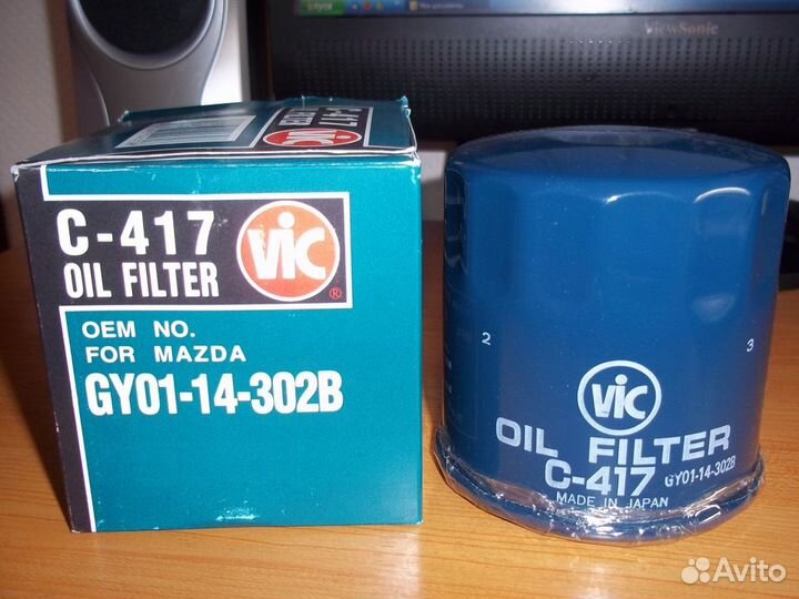 Фильтр масляный VIC Mercury F150 C-417 (877761Q01