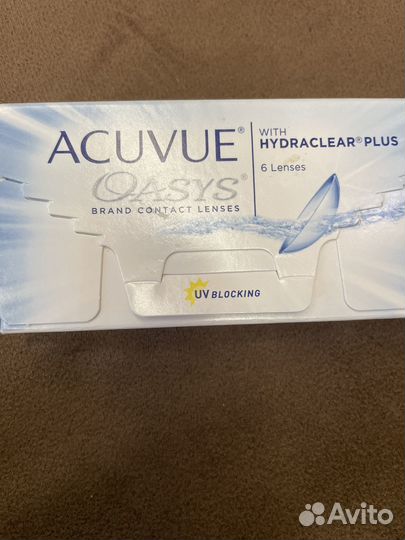 Мягкие контактные линзы acuvue Oasys