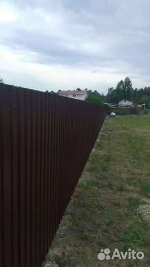 Монтаж заборов