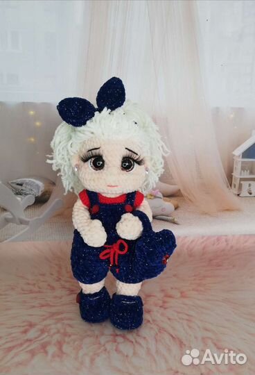 Вязаная кукла, игрушки крючком для детей