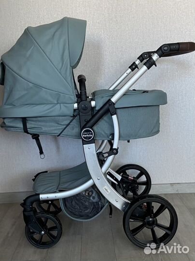Коляска 2 в 1 эко кожа