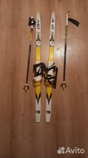 Лыжи детские беговые. Рост 110