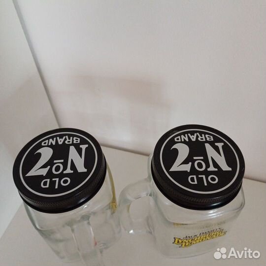 Банка стеклянная для коктейля jack daniels