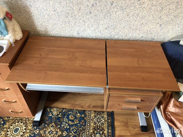 Растущая парта и стул деми бу