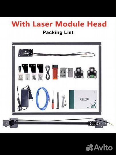 Лазерный гравер резак Zbaitu M37-C 80 eair-RU