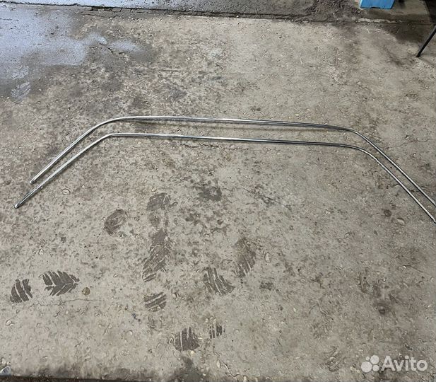 Ваз 2101,2103,2106 водостоки, хром удочки