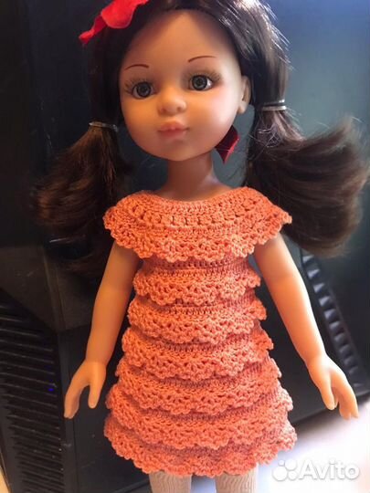 Вязаная одежда для кукол Paola Reina 32см,handmade