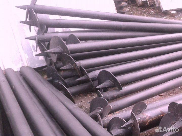 Винтовые сваи, свайный фундамент