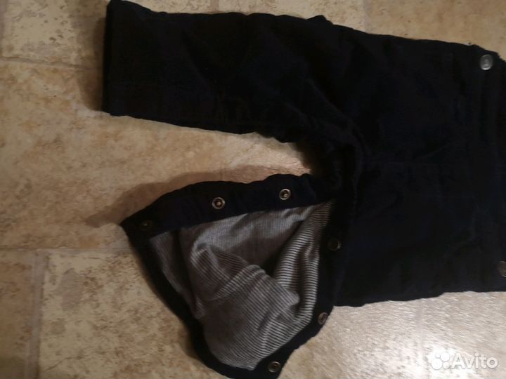 Полукомбинизон Bebygo 74 вельвет, сандали скороход