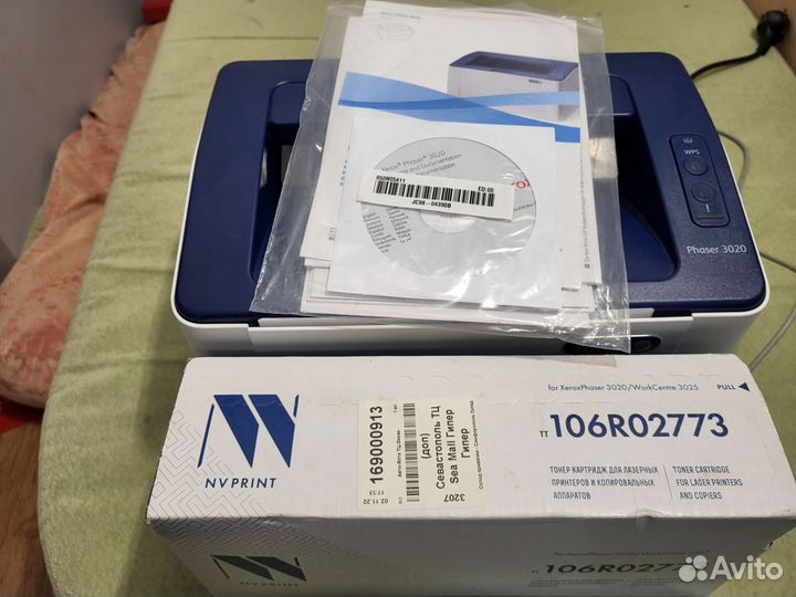 Принтер Xerox phaser 3020