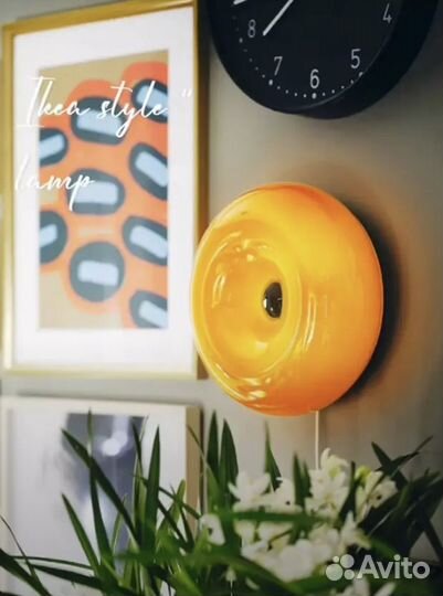 Лампа пончик аналог IKEA varmblixt