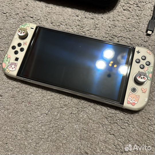 Nintendo Switch Oled прошитая 64gb + 256gb