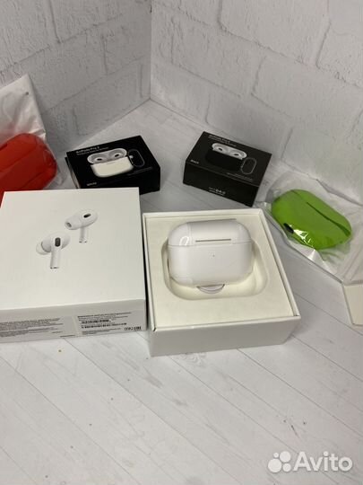 Airpods Pro 2 лучшая копия С шумкой + чехол